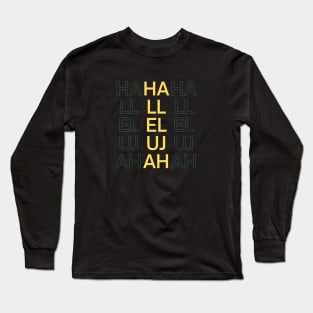 Hallelujah | Christian Saying Long Sleeve T-Shirt